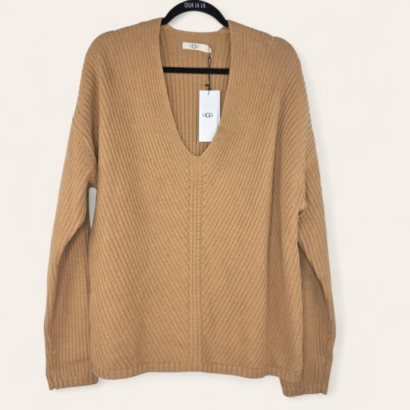 UGG Sweaters - UGG Waffle Knit Sweater – Cozy Neutral Essential XL